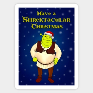 Shrektacular Christmas Sticker